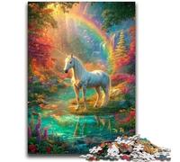 Adult Puzzles 1000 Pieces Fantasy Unicorn Puzzles for Teenagers,Educational Games Home Decoration Birthday Present, Gifts, Wall Art (75x50cm)