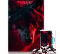 Adult Puzzles 1000 Pieces Fantasy Wolf,Help The Brain Exercise Addictive Toys to Cultivate Patience Gift For Birthdays (75x50cm)