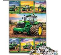 Adult Puzzles 1000 Pieces Farm Implement Tractor Learning Educational Toys Fun at Home Activities, Birthday Present,Travel Gifts 50x75cm