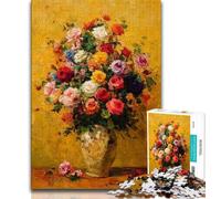 Adult Puzzles 1000 Pieces Flower Art Teenager Jigsaw,Family Activity Fun at Home Activities, Birthday Present,Travel Gifts 26x38cm