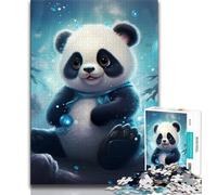 Adult Puzzles 1000 Pieces Galaxy Panda Teenager Jigsaw,Challenging Family Activity Games DIY Toy for Home Wall Decor Gifts (size 38x26cm)
