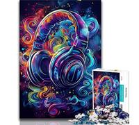 Adult Puzzles 1000 Pieces Gaming Headset Teenager Jigsaw,Challenging Family Activity Games DIY Toy for Home Wall Decor Gifts (size 38x26cm)