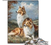 Adult Puzzles 1000 Pieces Golden Retriever in The Flowers, Educational Games Home Decoration Is Ideal As A Gift for The Whole Family (Size 26x38cm)