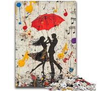Adult Puzzles 1000 Pieces Graffiti Ballet Dancer Challenging Game Toys Deal As Gifts for The Whole Family for Ages 14+ 50x75cm