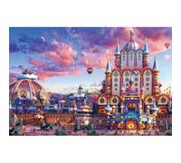 Adult puzzles 1000 pieces, hot air balloon and castle puzzles, games, toys, gifts and home decoration puzzles.