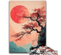 Adult Puzzles 1000 Pieces Japanese Style Landscape 1000 Piece Jigsaw,Stress Reliever Difficult Challenge Unique Home Decor And Gifts (38x26cm)
