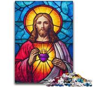 Adult Puzzles 1000 Pieces Jesus Art Challenging To Complete But Fun And Humorous Unique Home Decor And Gifts 26x38cm