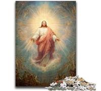 Adult Puzzles 1000 Pieces Jesus Art Learning Educational Toys Family Games Educational Game for Birthday, Chrismas 50x75cm