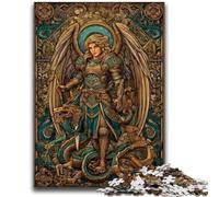 Adult Puzzles 1000 Pieces Knight Challenging Game And Family Play for Is Ideal As A Gift for The Whole Family 26x38cm