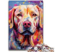 Adult Puzzles 1000 Pieces Labrador Teenager Jigsaw,Educational Games Home Decoration Birthday Present, Gifts, Wall Art (26x38cm)