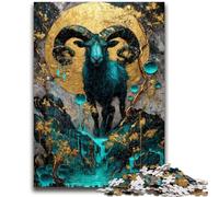Adult Puzzles 1000 Pieces Magic Goat Family Fun for Is Ideal As A Gift for The Whole Family for And Age 14 Years Up 50x75cm
