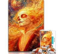 Adult Puzzles 1000 Pieces Mexican Style Skull Teenager Jigsaw,Educational Games Home Decoration Birthday Present, Gifts, Wall Art 38x26cm