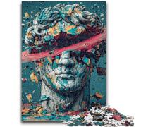 Adult Puzzles 1000 Pieces Mysterious Sculpture Art Challenging Game And Family Play for Is Ideal As A Gift for The Whole Family 26x38cm