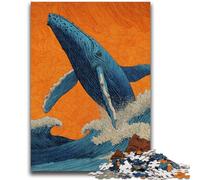 Adult Puzzles 1000 Pieces Mysterious Whale Challenging To Complete But Fun And Humorous Unique Home Decor And Gifts 50x75cm
