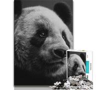 Adult Puzzles 1000 Pieces Panda Art Puzzles for Adults,Artistic Wall Decor & Birthday Gift Idea for Friends, Home Office (size 75x50cm)