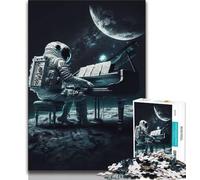Adult Puzzles 1000 Pieces Piano in Space 1000 Pieces for Adults,Decompressing Intellectual Educational Toy Birthday Gift (size 75x50cm)