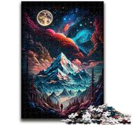 Adult Puzzles 1000 Pieces Planet in Space Challenging To Complete But Fun And Humorous with Matching Poster And Trivia Sheet 26x38cm