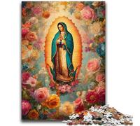 Adult Puzzles 1000 Pieces Portrait of Mary The Mother 1000 Piece Jigsaw,Stress Reliever Difficult Challenge Unique Home Decor And Gifts (75x50cm)