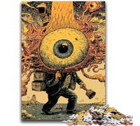 Adult Puzzles 1000 Pieces Psychedelic Art Challenging To Complete But Fun And Humorous Unique Home Decor And Gifts 50x75cm