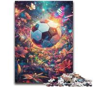 Adult Puzzles 1000 Pieces Space Football for Ages 14 And over Fun Games Fun Activities at Home, Birthday Gifts, Travel Gifts 26x38cm