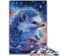 Adult Puzzles 1000 Pieces Star Hedgehog 1000 Piece Puzzle,Stress Reliever Staycation Kill Time Parent-child Interaction (38x26cm)