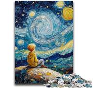Adult Puzzles 1000 Pieces The Little Prince of The Night Sky Learning Educational Toys Family Games Enhance Love between Couples 50x75cm
