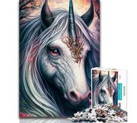Adult Puzzles 1000 Pieces Unicorn Fantasy Teenager Jigsaw,Challenging Family Activity Games DIY Toy for Home Wall Decor Gifts (size 75x50cm)