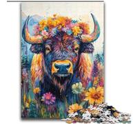 Adult Puzzles 2000 Pieces Alpine Bison Challenging Game And Family Play for Is Ideal As A Gift for The Whole Family 70x100cm