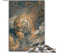 Adult Puzzles 2000 Pieces Ancient Tiger for 14+ Unique Challenge Game Family Games Christmas Birthday Gifts 70x100cm