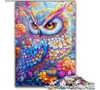 Adult Puzzles 2000 Pieces Color Owl for 14+ Unique Challenge Game Family Games Christmas Birthday Gifts 70x100cm