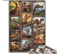 Adult Puzzles 2000 Pieces Dinosaur Collage Challenging To Complete But Fun And Humorous Unique Home Decor And Gifts 70x100cm