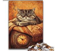 Adult Puzzles 2000 Pieces Farm Cat Challenging Game Toys Deal As Gifts for The Whole Family for Ages 14+ 70x100cm