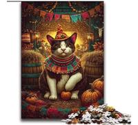 Adult Puzzles 2000 Pieces Farm Cat Learning Educational Toys Family Games Enhance Love between Couples 70x100cm