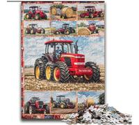 Adult Puzzles 2000 Pieces Farm Implement Tractor Challenging Game And Family Play with Fully Interlocking Randomly Shaped Pieces 70x100cm