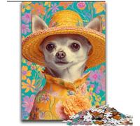 Adult Puzzles 2000 Pieces Fashion Chihuahua Challenging Game Toys Deal As Gifts for The Whole Family for Ages 14+ 70x100cm