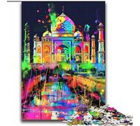 Adult Puzzles 2000 Pieces Graffiti Taj Mahal Challenging To Complete But Fun And Humorous Unique Home Decor And Gifts 70x100cm