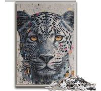 Adult Puzzles 2000 Pieces Leopard Art for 14+ Unique Challenge Game Family Games Christmas Birthday Gifts 70x100cm