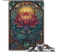 Adult Puzzles 2000 Pieces Lotus Art Challenging Game And Family Play for Is Ideal As A Gift for The Whole Family 70x100cm
