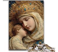 Adult Puzzles 2000 Pieces Portrait of Mary The Mother Learning Educational Toys Family Games Enhance Love between Couples 70x100cm