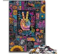 Adult Puzzles 2000 Pieces Psychedelic Family Game Stress Reliever Difficult Challenge Artists Collection, Fine Art 70x100cm