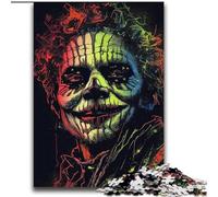 Adult Puzzles 2000 Pieces Skeleton Clown Challenging Game And Family Play with Fully Interlocking Randomly Shaped Pieces 70x100cm