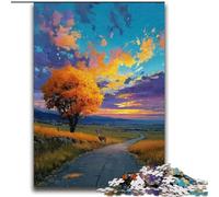 Adult Puzzles 2000 Pieces Sunset Landscape Challenging Game And Family Play for Is Ideal As A Gift for The Whole Family 70x100cm