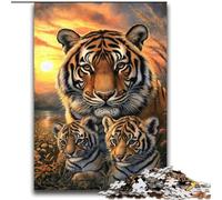 Adult Puzzles 2000 Pieces Tiger on The Grassland for Ages 14 And over Fun Games Fun Activities at Home, Birthday Gifts, Travel Gifts 70x100cm