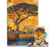 Adult Puzzles African Grasslands Jigsaw Puzzles 1000 Pieces for Adults Teens,Relax Games Is Ideal As A Gift for The Whole Family 50x75cm