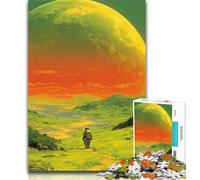 Adult Puzzles Alien Planet Jigsaws Puzzles 1000 Pieces for Teenagers Gifts,Educational Game Challenge Toy for Women And Men 50x75cm