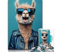 Adult Puzzles Alpaca 1000 Piece Jigsaw Puzzles for Teenagers Gifts,Artists Collection, Fine Art for Age 14 Years Up (50x75cm)