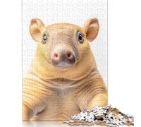 Adult Puzzles An Armadillo Taking A Selfie Wooden Puzzles for Adults & Teenager Sustainable Puzzle for Adults 500pcs (52x38cm)