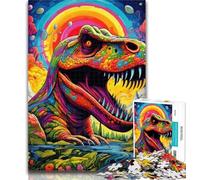 Adult Puzzles Ancient Dinosaurs 1000 Piece Jigsaw Puzzles for Adults & Teens,Educational Game Challenge Toy for Women And Men 26x38cm
