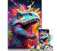 Adult Puzzles Ancient Dinosaurs Jigsaw Puzzles for Adults 1000 Piece,Decompressing Intellectual Educational Toy Secret Santa Gifts 75x50cm