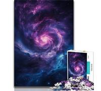 Adult Puzzles Andromeda Galaxy 1000 Piece Jigsaw Puzzle for Adults Teens,Interesting Stress Reduction Parent-child Interaction (26x38cm)